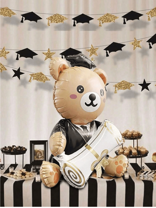 3ft Graduation bear with or without personalization