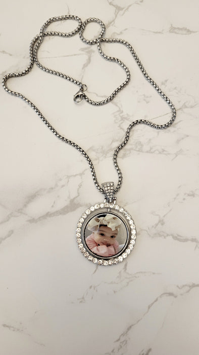 personalized double-sided picture Necklace
