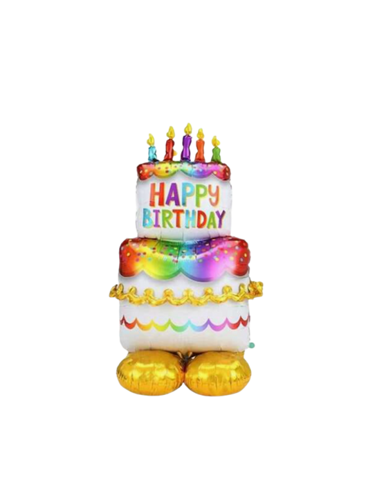 36inch birthday cake balloon with or without personalization