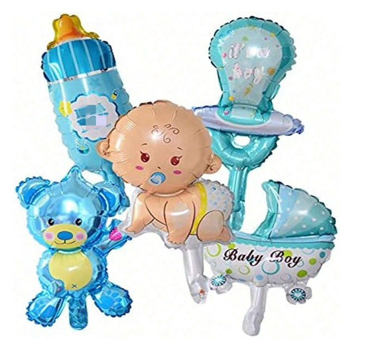 It's a boy 5pc baby balloon arrangement