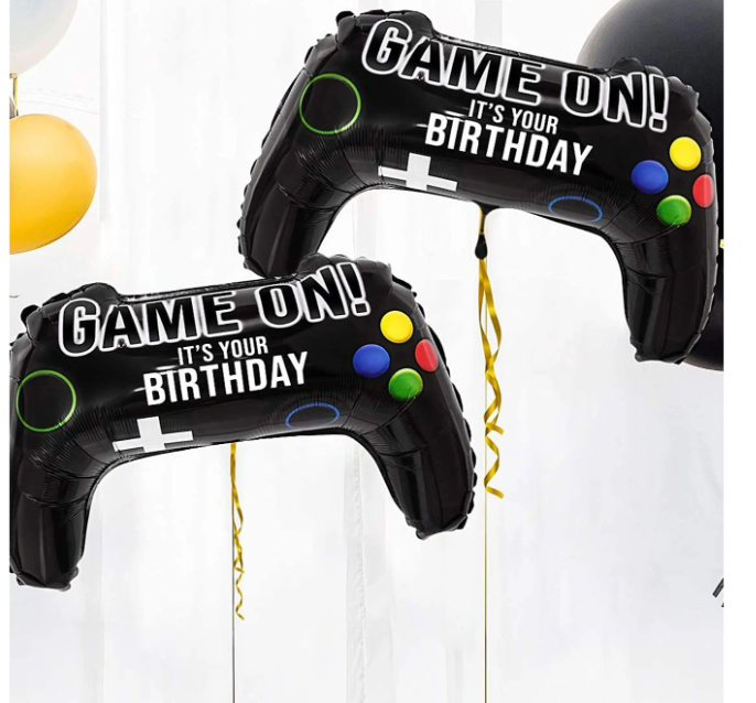 15-inch Game on birthday gamer remote balloon