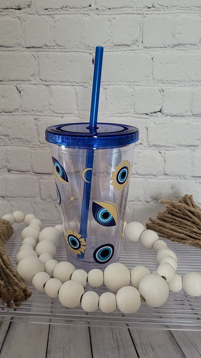 Blue protection eye cup