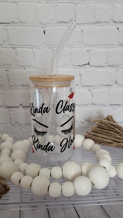 Kinda hood Libby glass\Beer Glass can