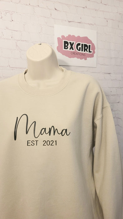 Personalized MAMA crewneck