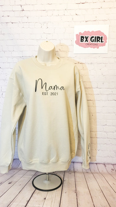 Personalized MAMA crewneck