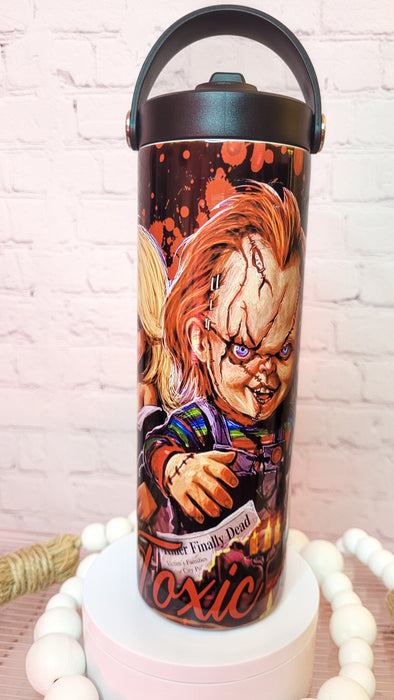 Chucky and bride toxic tumbler