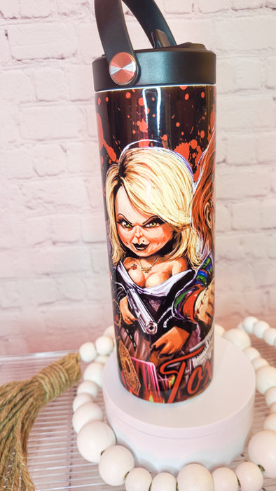 Chucky and bride toxic tumbler