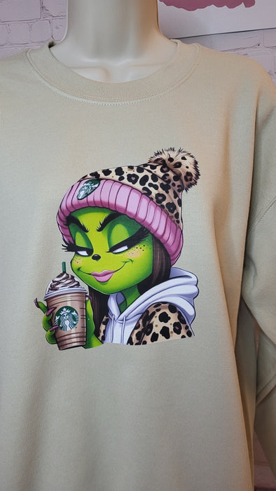 Girl Grinch Crew Neck