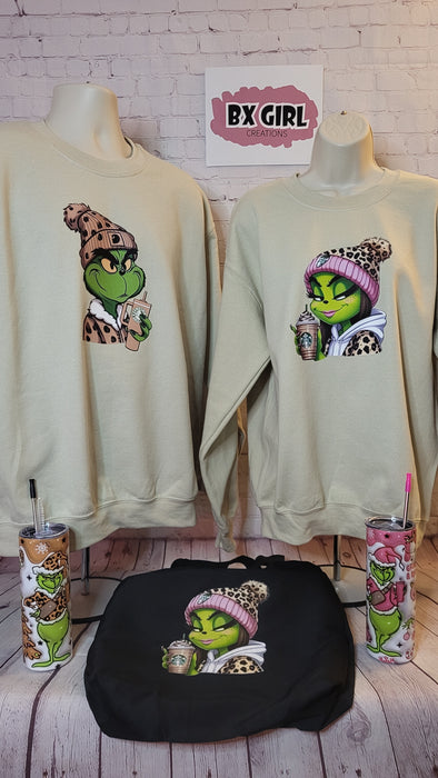 Girl Grinch Crew Neck