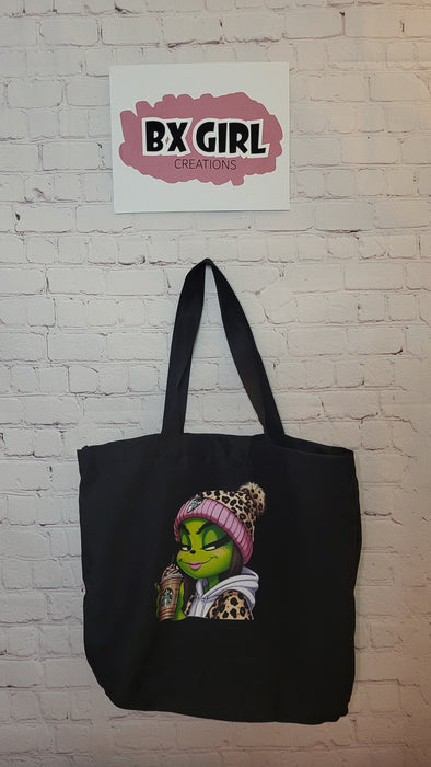 Girl Grinch Tote bag