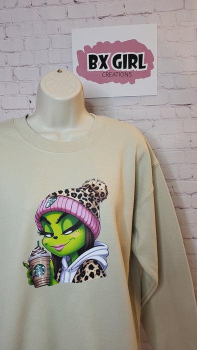 Girl Grinch Crew Neck