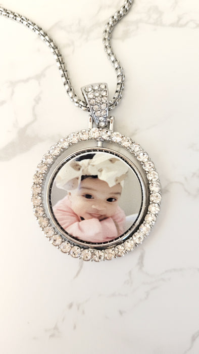 personalized double-sided picture Necklace