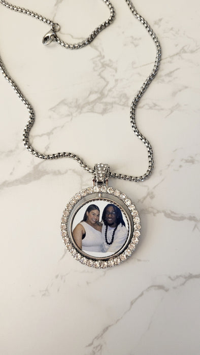 personalized double-sided picture Necklace