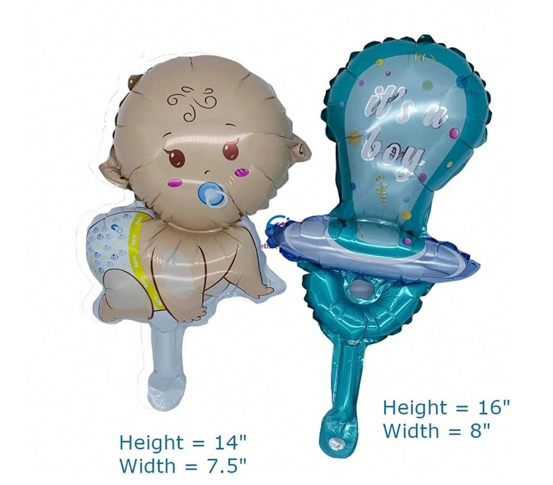 It's a boy 5pc baby balloon arrangement