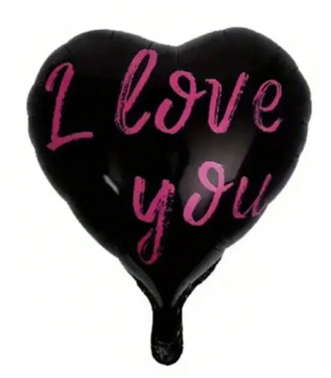 1 pc i love you balloon with or without personalization