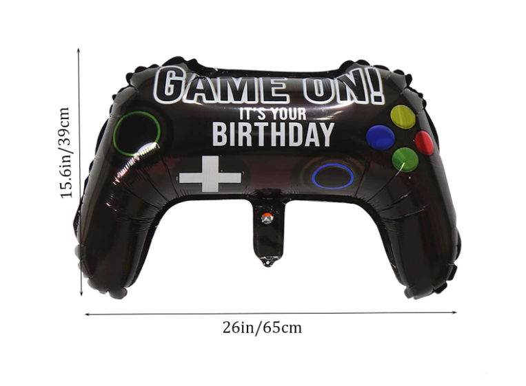 15-inch Game on birthday gamer remote balloon