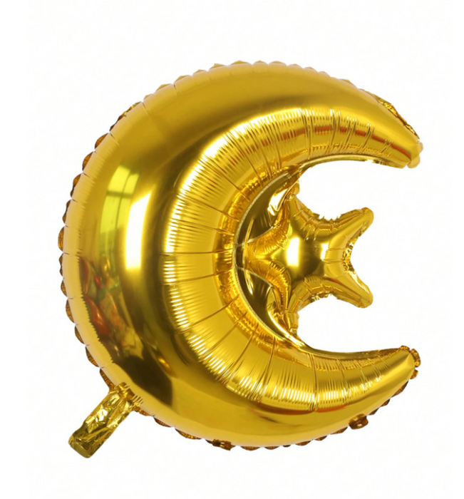 moon star balloon with or without personalization