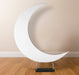 6.5 ft white crescent moon stand