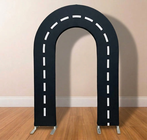Race car portable 7.5 ft open arch backdrop