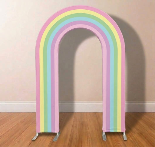 Rainbow portable 7.5 ft open arch center backdrop