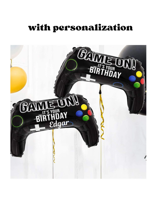 15-inch Game on birthday gamer remote balloon